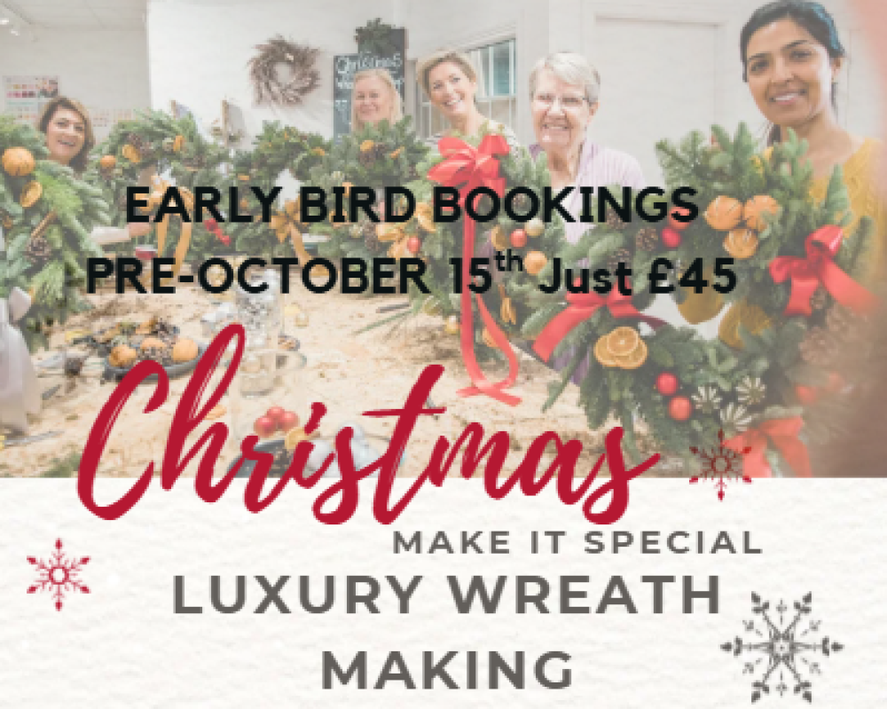 Luxury Wreath Workshop - Sunday 23rd November, 7PM