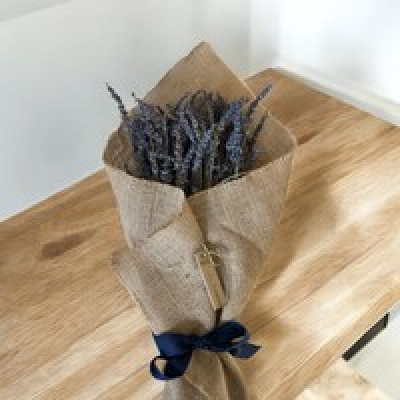 Hessian Wrapped Dried Lavender Bunch Product Image
