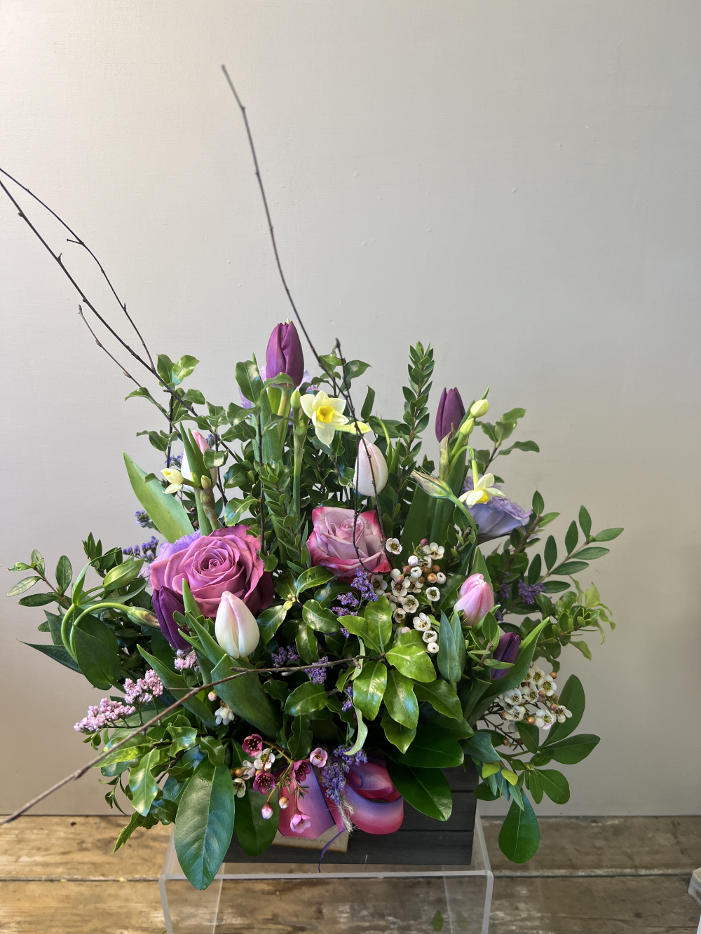 Mother’s Day Spring Garden Wooden Box