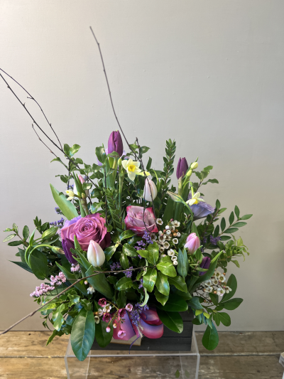 Mother’s Day Spring Garden Wooden Box Product Image