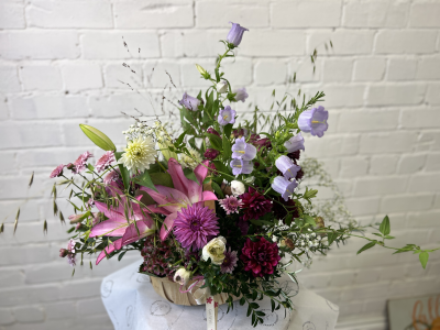 Mother’s Day Country Garden Basket - Bring the charm of a blooming cottage garden straight to her door with this beautifully arranged Mother’s Day basket. Designed in a relaxed, country garden style.