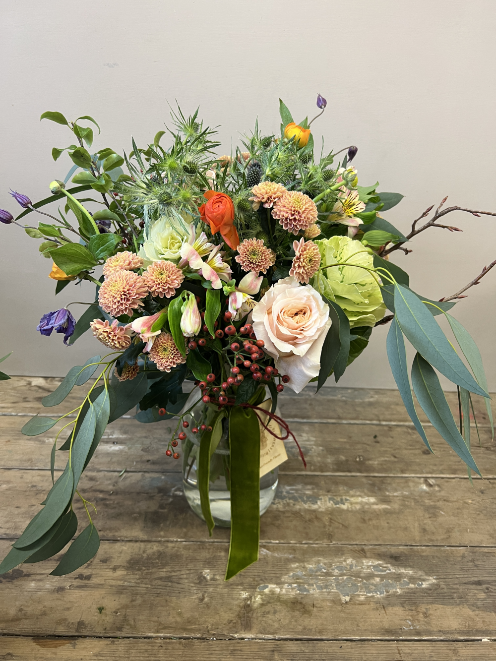 Mother’s Day Peach Elegance Vase