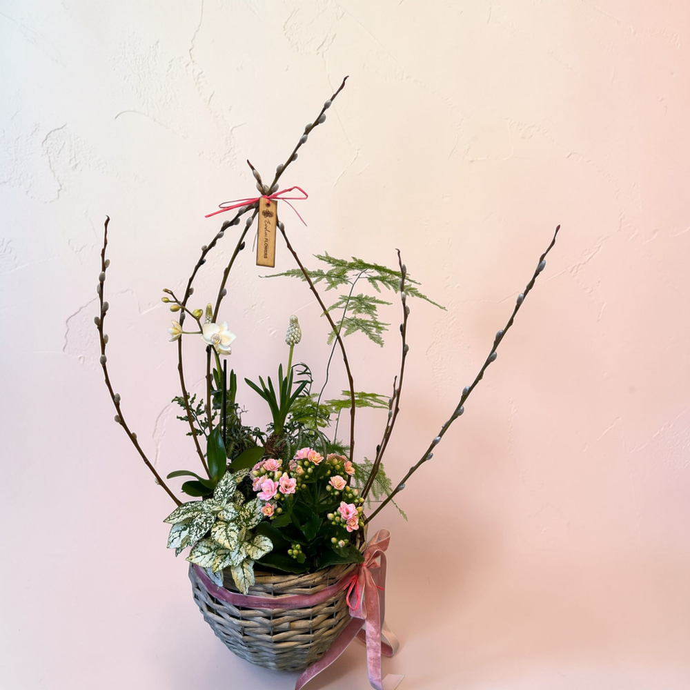 Mother’s Day Spring Garden Planted Basket