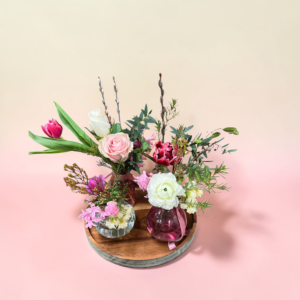Mother’s Day Breakfast in Bed Bud Vase Tray
